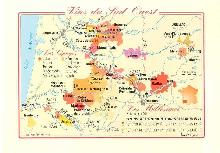 Carte du Sud-Ouest